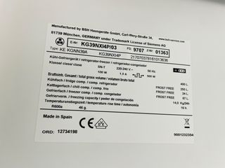 Frigorífico Siemens Combi 2mts A+++ - Como nuevo