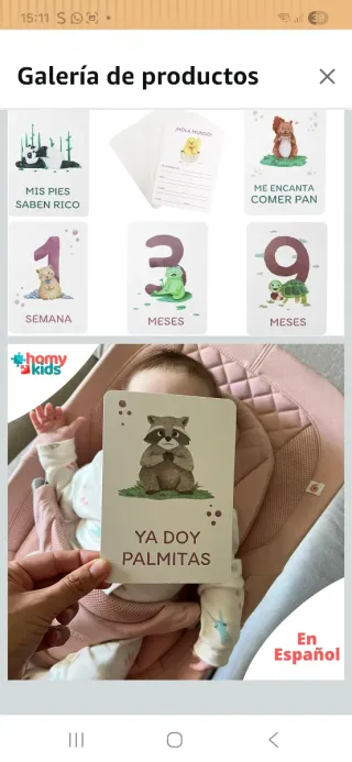 Tarjetas Cumplemes Bebé