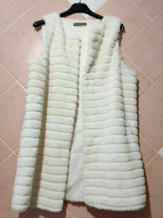 Gilet in pelliccia ecologica donna