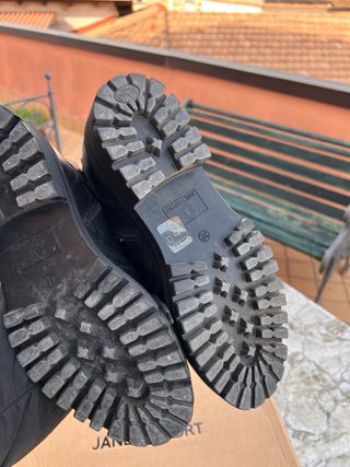 Stivaletti Janet Sport Pelle Neri