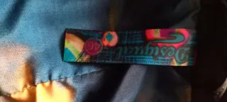 Chaqueta Parka Desigual Mujer Verde Multicolor