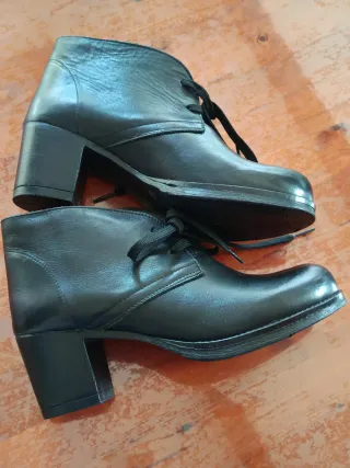 Tronchetto Roman pelle nero tg 41