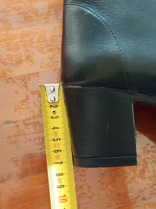 Tronchetto Roman pelle nero tg 41