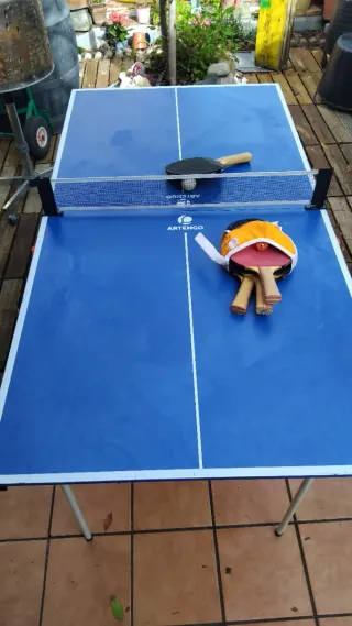 Mesa de ping pong plegable