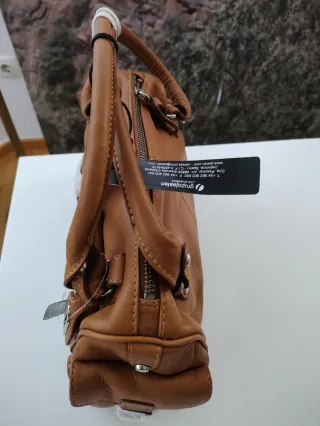 Bolso Jaslen Camel Piel