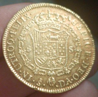 8 Escudos 1800 Carlos IV Oro Histórico Inversión