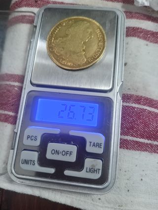 8 Escudos 1800 Carlos IV Oro Histórico Inversión