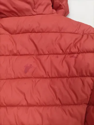 Anorak Lefties con capucha, color TEJA .