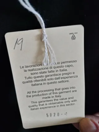 Jersey negro tipo Milano