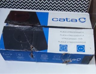 Placa Vitrocerámica 2 Hornillas Cata
