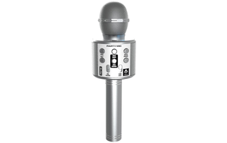 Micrófono Karaoke iDance Party Mic PM15 Plata