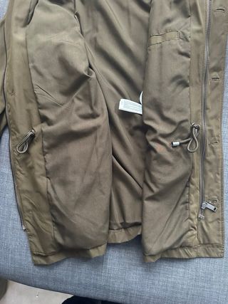 Cazadora Zara Verde Militar Talla M