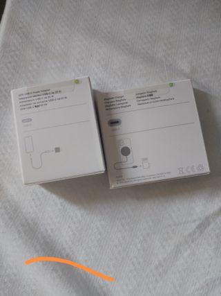 Cargador inalámbrico y adaptador Apple iPhone