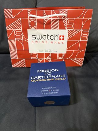 Swatch Mission to Earthphase Moonshine Gold