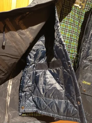 Parka impermeable acolchada METEO azul