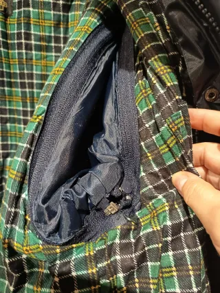 Parka impermeable acolchada METEO azul