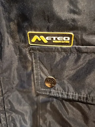 Parka impermeable acolchada METEO azul