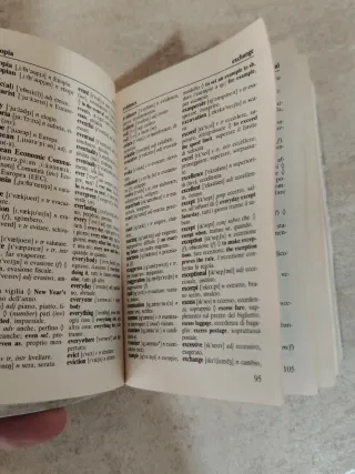 Dizionario Inglese Italiano, Italiano Inglese