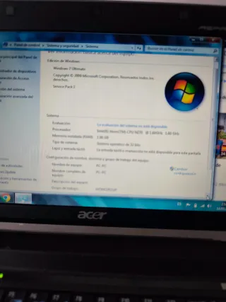 Portátil Acer Aspire One Pro