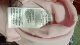 Camisa rosa manga corta mujer