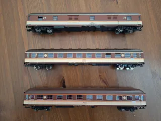 Lote 3 Coches Roco H0 Estrella Renfe
