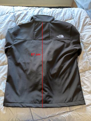 Chaqueta Parka North Face Softshell Talla M