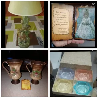 Lote de artículos antiguos