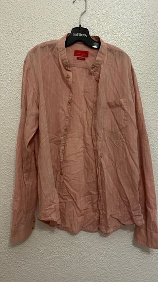 Camisa Zara Man Rosa Talla M