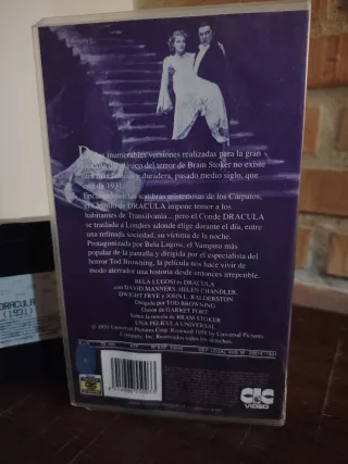 Drácula VHS 1931 - Bela Lugosi