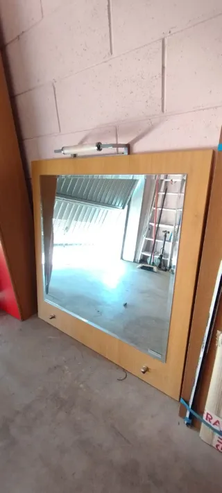 Specchio Lavalle legno e vetro