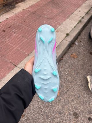 Zapatillas Nike Futbol Azul y Rosa