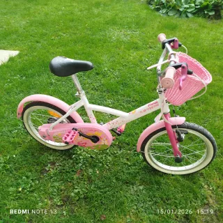 Bicicleta infantil rosa niña