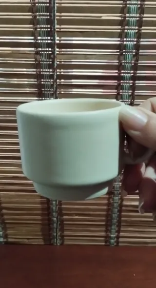 Taza café/té de cerámica con plato