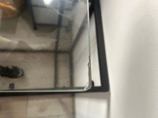 Mesa auxiliar Ikea Vittsjo cristal y metal