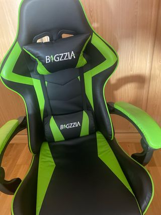 Sedia da Gaming BAGZZIA Nero e Verde