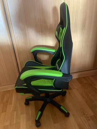 Sedia da Gaming BAGZZIA Nero e Verde