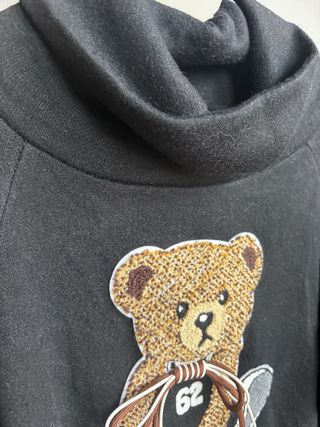 Tuta maglia nera orsetto 62 Made in Italy