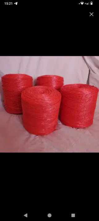 4 Rollos Cuerda Roja