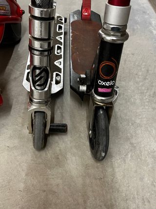 Patinetes infantiles y un frestyle