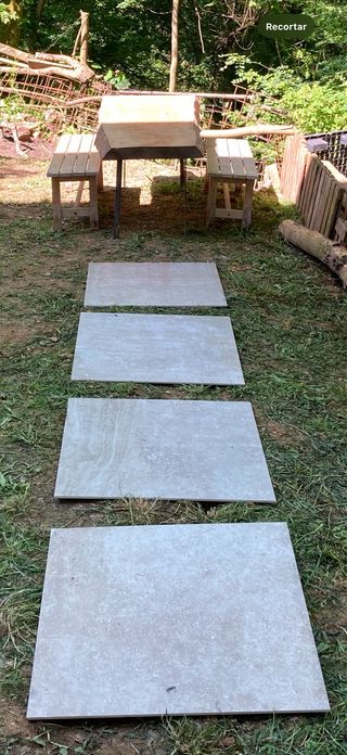 Baldosas porcelánicas 80x80 imitación hormigón