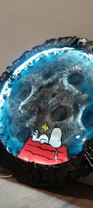 Lámpara Decorativa Luna Snoopy