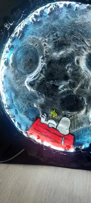 Lámpara Decorativa Luna Snoopy