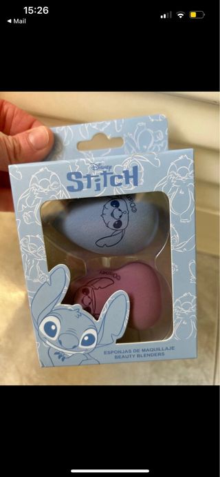 Spugnette trucco Disney Stitch rosa