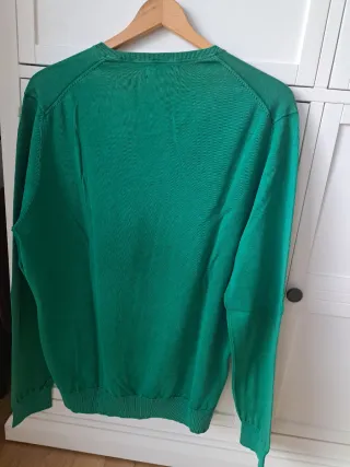 Jersey Massimo Dutti verde Extrafine Cotton
