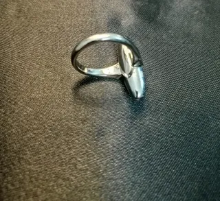 Anillo Calvin Klein Azul y Plateado