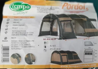 Tenda da campeggio Pordoi 5 Tempo Lifestyle