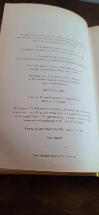 Harry Potter And The Order Of The Phoenix