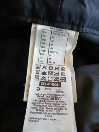 Pantalón de esquí azul talla M