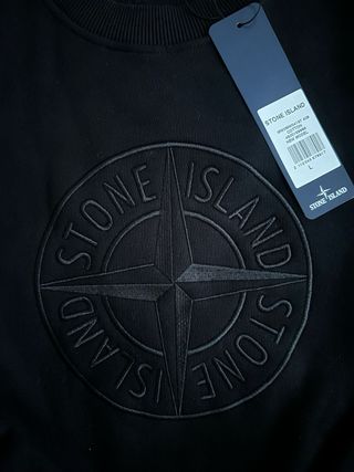 Sudadera Stone Island Negra Talla L