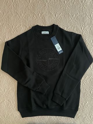 Sudadera Stone Island Negra Talla L